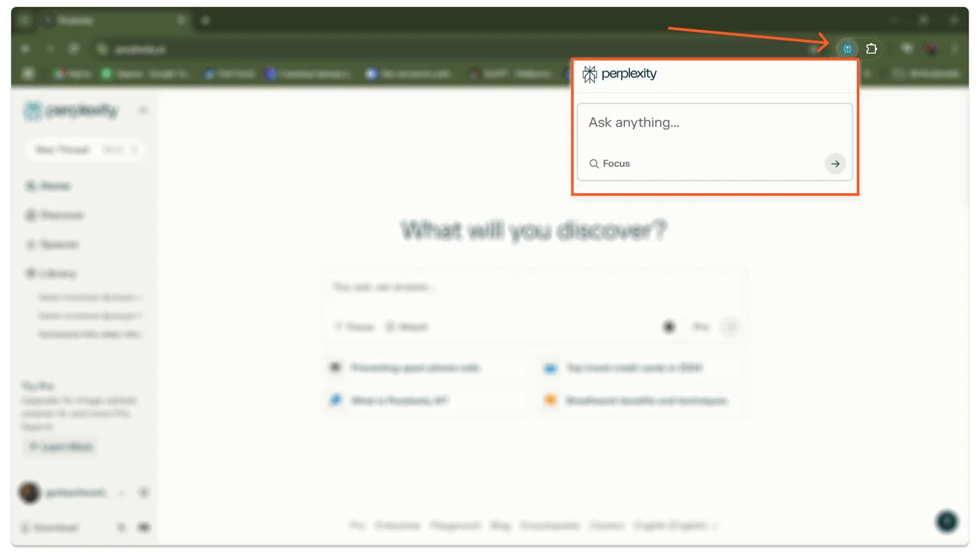Расширение Perplexity
