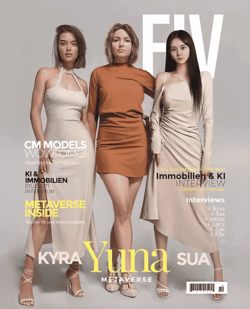 Kyra на обложке журнала FIV