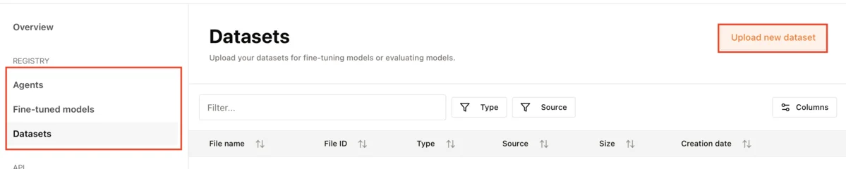 Как загрузить данные в Le Chat