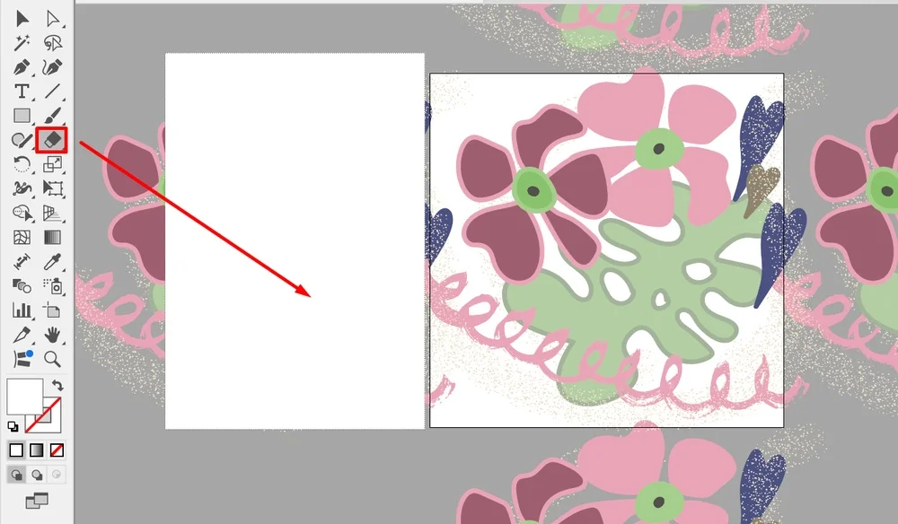 Как пользоваться ластиком в Иллюстраторе