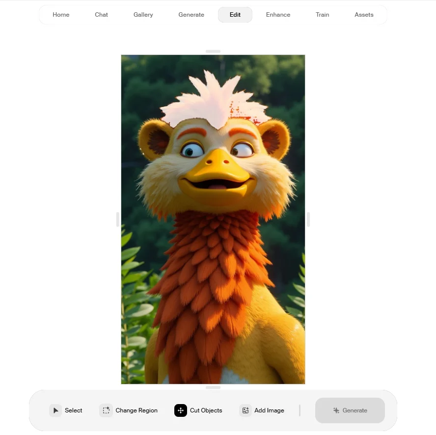 Как изменить картинки в нейросети KREA