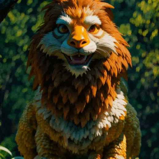 Результат анимации по одной картинке в нейросети Креа