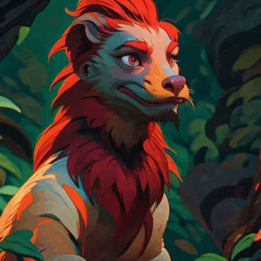 Результат анимации по двум картинкам в нейросети Креа